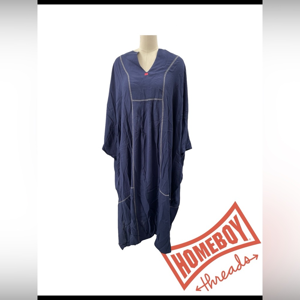 Ocean+Main Los Angeles Blue Kaftan